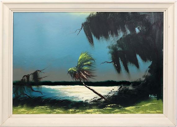 MOONLIT PALM by Alfred Hair