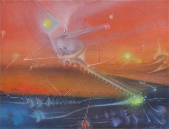 Transmutation on asteroid B-612 by Mauro Mejíaz, 1971