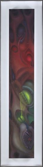 Surrealist composition by Mauro Mejíaz, circa 1970