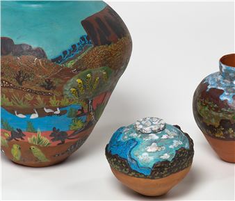 ingkwia tjaiya, lyaartinya tjaiya (old way, new way). 30 years of Hermannsburg Pottery in the Collection - QAGOMA, Queensland Art Gallery & Gallery of Modern Art