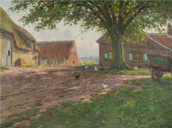 Sunny farm by Emmanuel Vierin