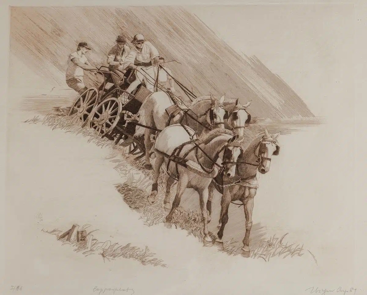 Artwork by Zbigniew Czop, ʰ°Ż, Made of etching on paper