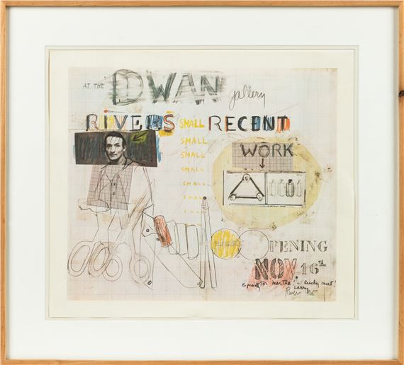 Larry Rivers | Dwan Gallery Poster (1965) | MutualArt