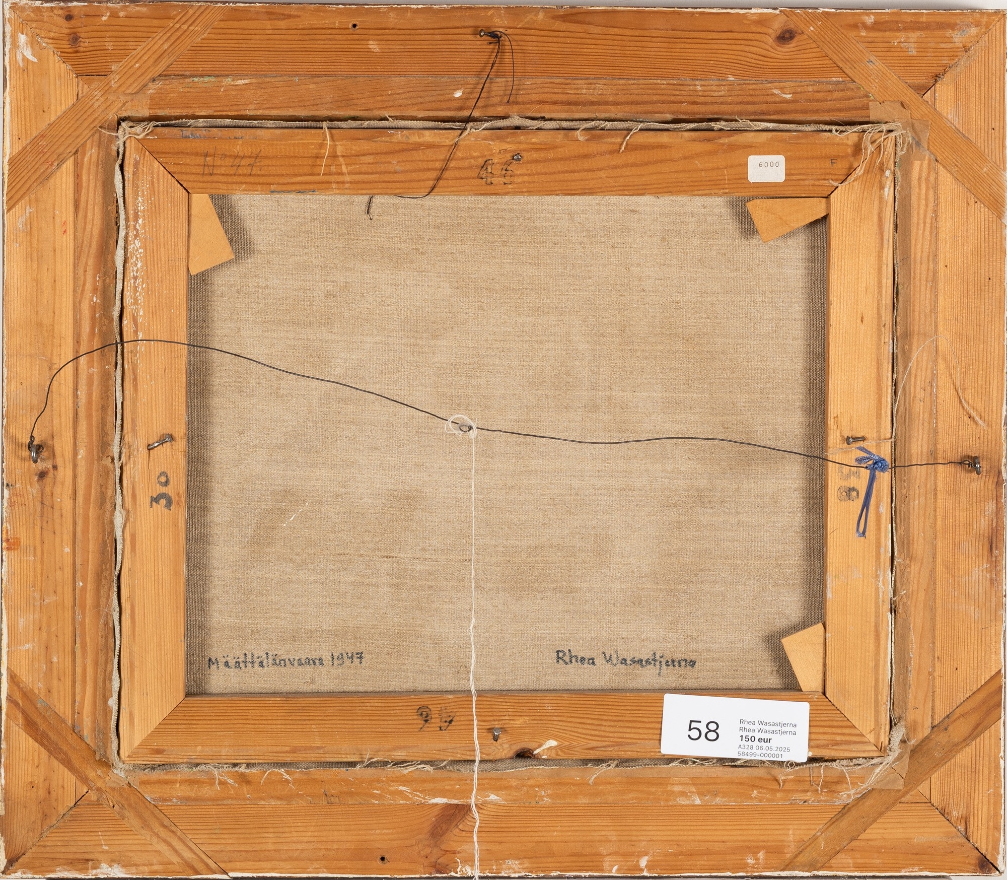 Artwork by Rhea Wasastjerna, Houses, Made of oil