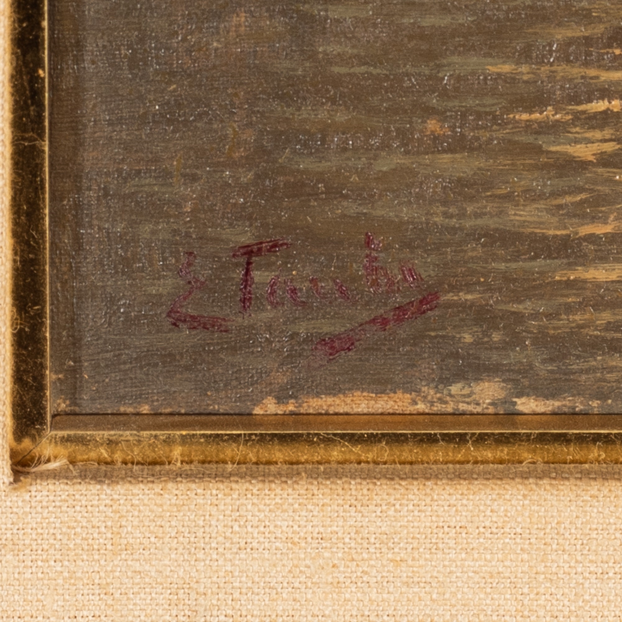 Artwork by Eugen Taube, Moon light, Made of oil