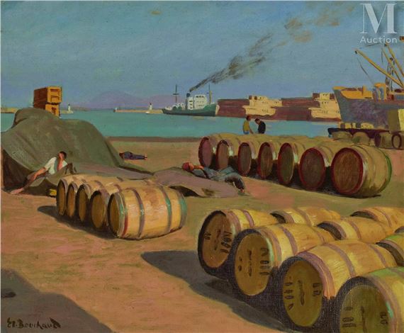 Port d'Alger by Jean Bouchaud, 1898