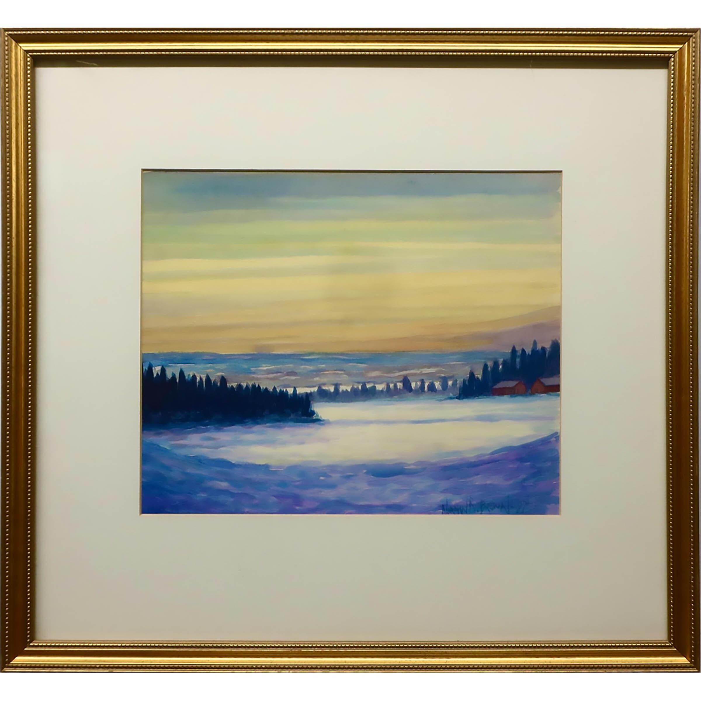 Norman R. Brown | LOOKING EAST OF BROUGHAM, ONT. (1997) | MutualArt