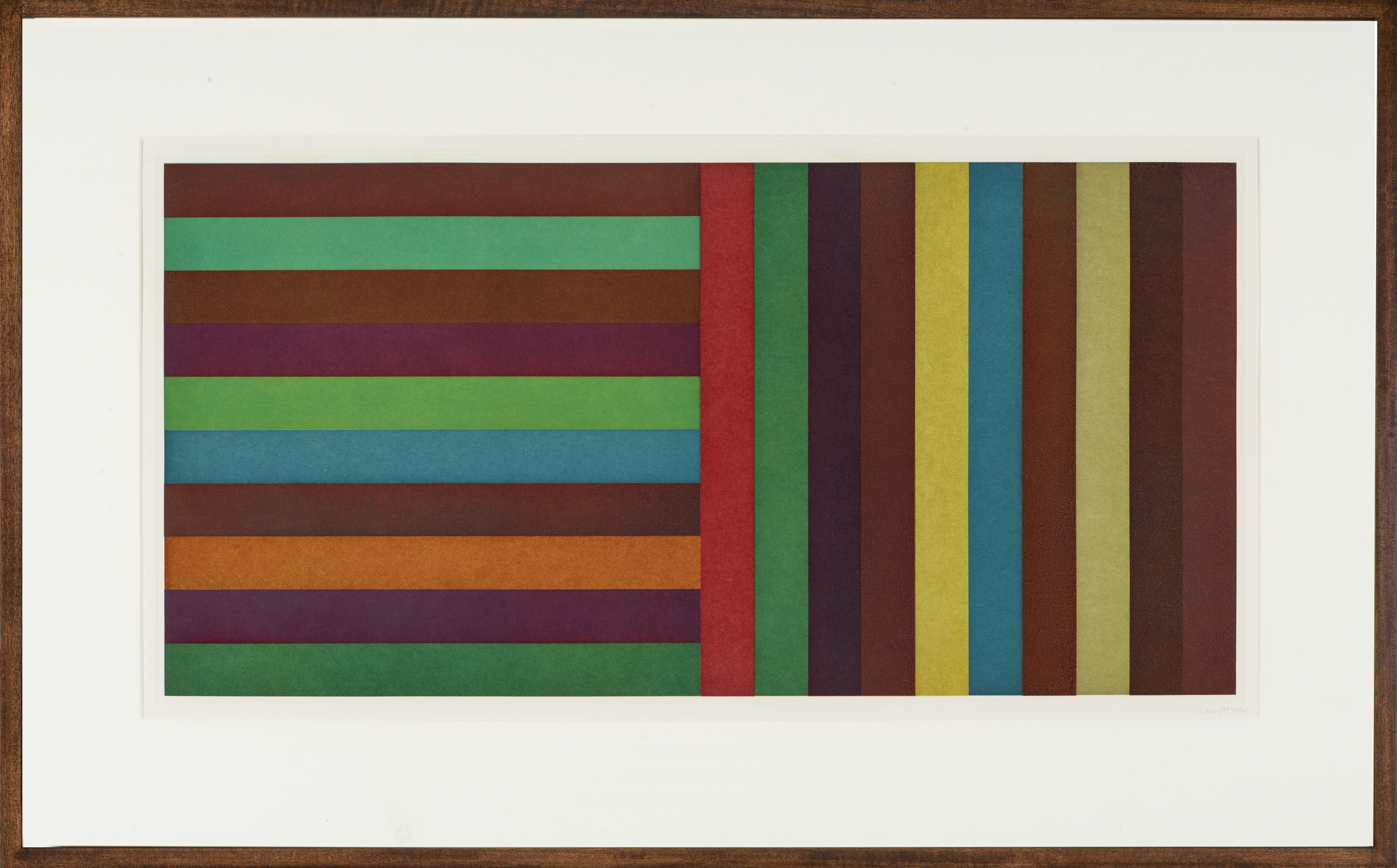 Sol LeWitt | Horizontal Colour Bands and Vertical Colour Bands (Plate ...