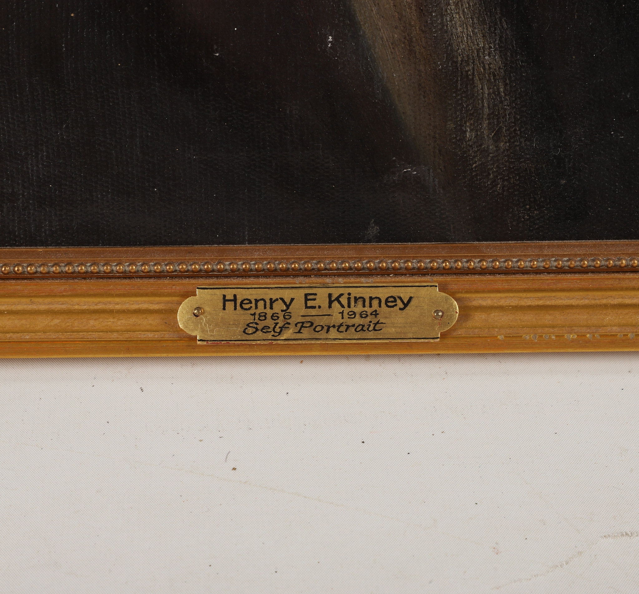 Artwork by Henry E Kinney, Henry E Kinney  Self Portrait Painting, Made of Painting, oil on canvas