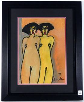 Untitled: Two Nudes - Juan Breceda