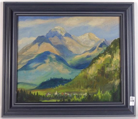 Untitled: Mountain View by Aleen Aked