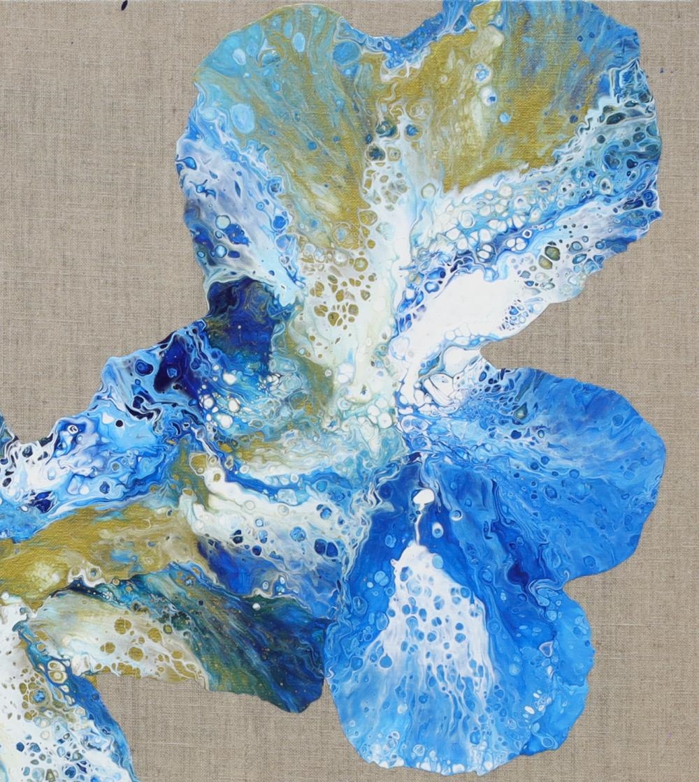 Artwork by Max Milan, Explosion, Made of Synthetic polymer paint on linen