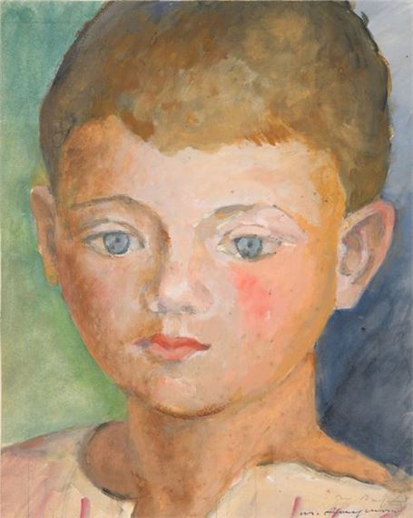 Portrait of a child - Marie Raymond