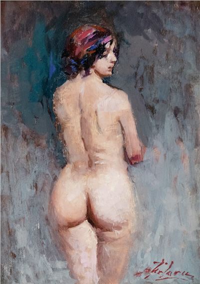 "Nude Seen from the Back" by Tiberiu Chelaru