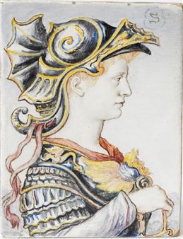 Profile of Scipio the African after Andrea del Verrocchio - Léon Ovide Scribe