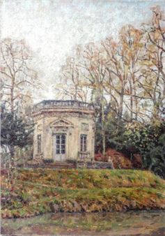 View of the Pavillon du Belvédère at the Petit Trianon, Versailles - Émile-Louis Méret