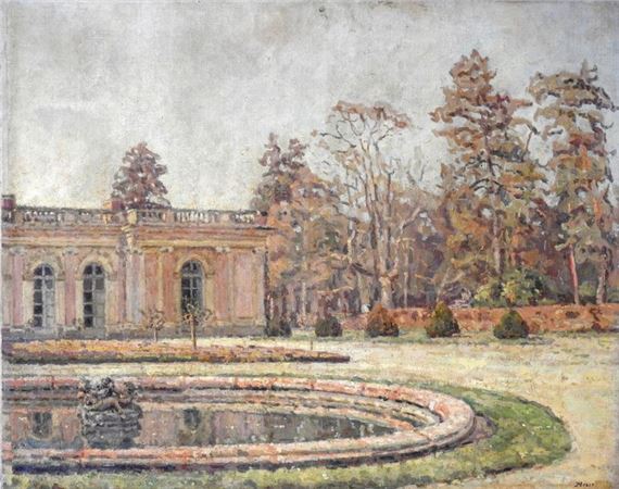 View of the Grand Trianon, Versailles - Émile-Louis Méret