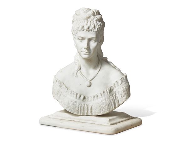 
Portrait Bust of a Young Woman - James Henry Haseltine