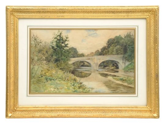 Arthur Claude Strachan | Hodder Bridge (Circa 1890) | MutualArt