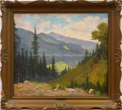 Artwork by Jan Minařík, Š辱čá, Made of oil on canvas