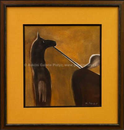 Člověk a kůň by Kristian Kodet