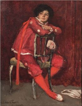 Arlequin à Venise - Cecil van Haanen