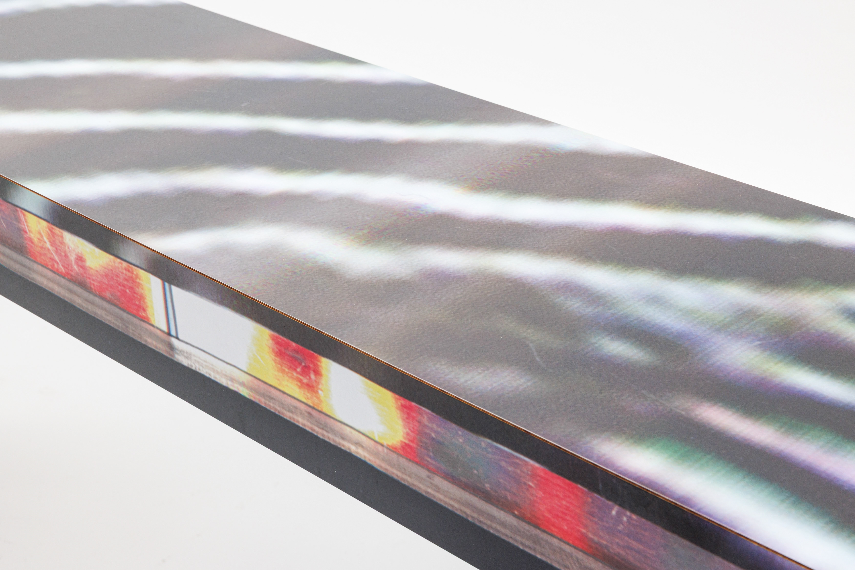 Artwork by Guyton/Walker, Halfzebra table, Made of mixed materials