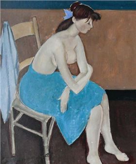 La jupe bleue - Simon Simon-Auguste