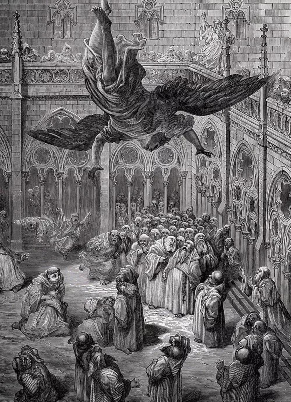 Gustave Dor The Archangel Michael 1880 MutualArt