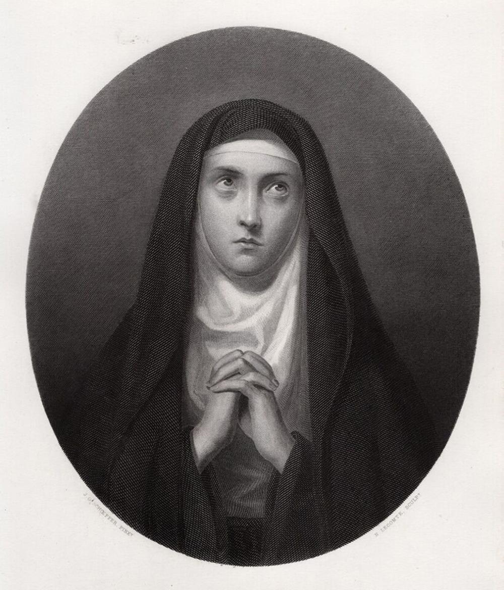 J. G. Schoefferoir | The Nun in Praye (1859) | MutualArt