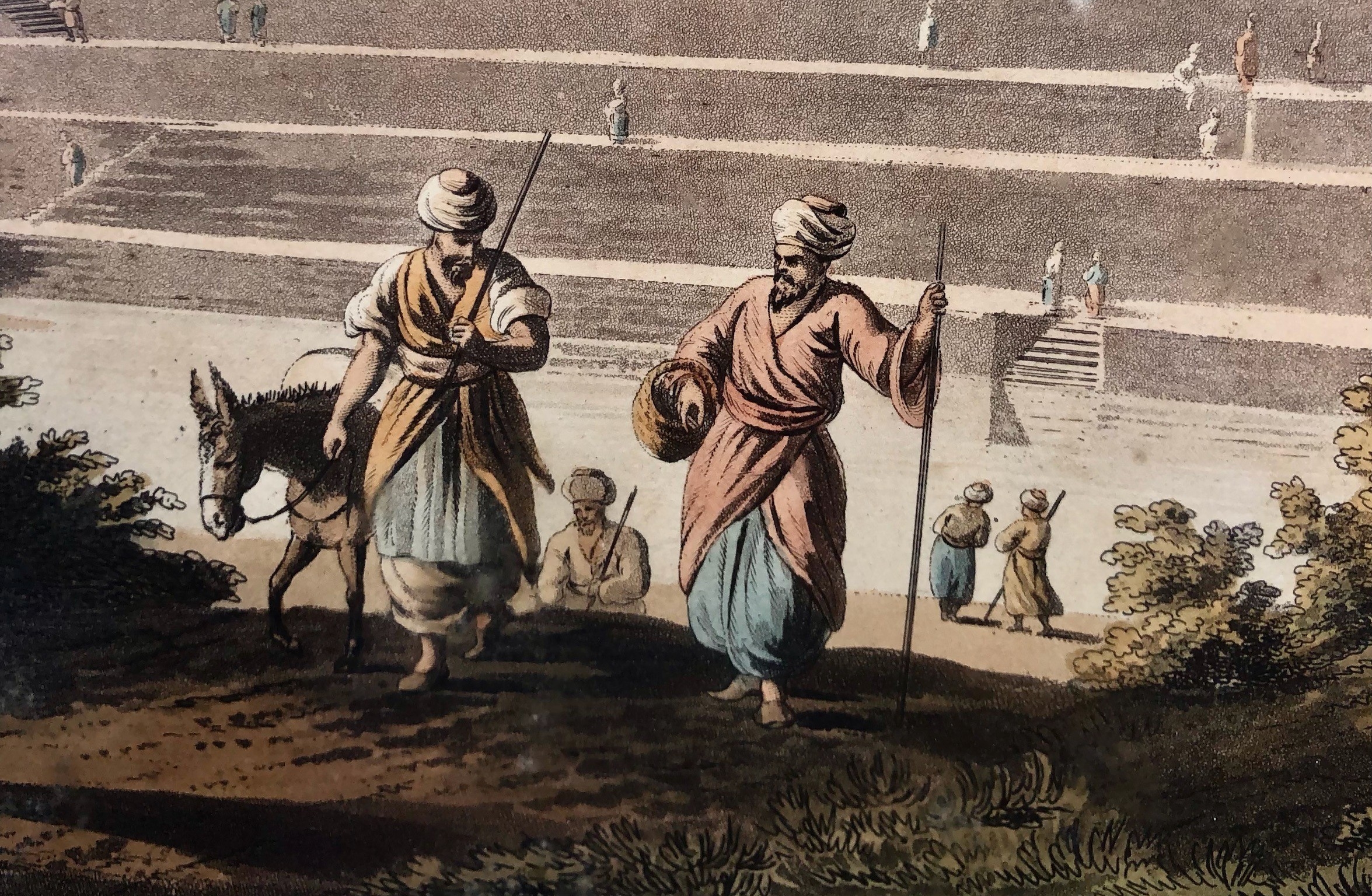 Luigi Mayer | 2 ACQUETINTE COLORATE A MANO MANCANO MISURE (1775 ...