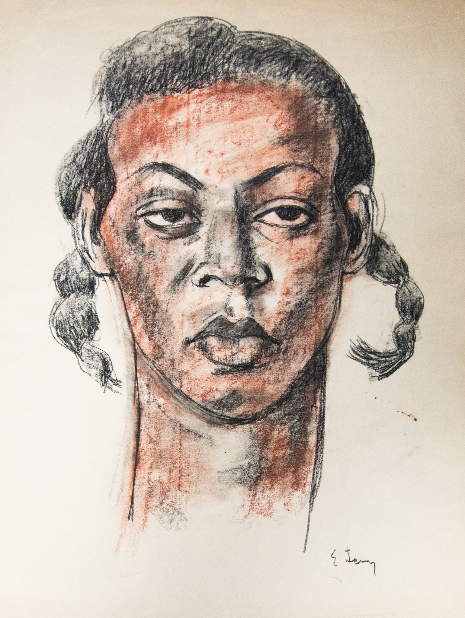 Emmanuel Levy | Portrait of a Black Woman | MutualArt