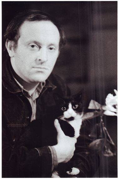 Joseph Brodsky with a cat - Alexander Brodsky