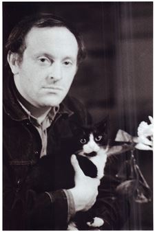 Joseph Brodsky with a cat - Alexander Brodsky