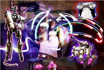 Obraz z cyklu „Mity Olimpu wobec Współczsności - Krzysztof Skarbek