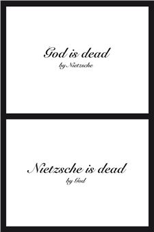 Go is dead by Nietzsche - Nietzsche is dead by God - Mounir Fatmi