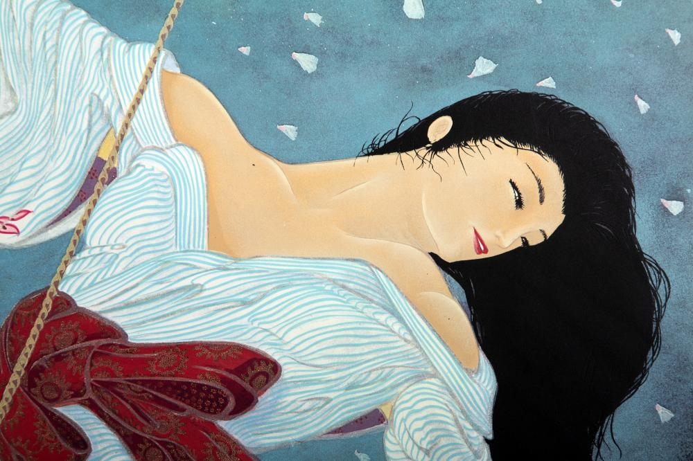 Artwork by Muramasa Kudo, The Swing, Made of Screenprint