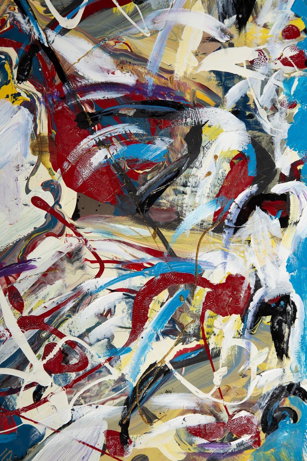 Artwork by Ernani Silva, Festival, Made of Acrylic, Collage and Enamel on board