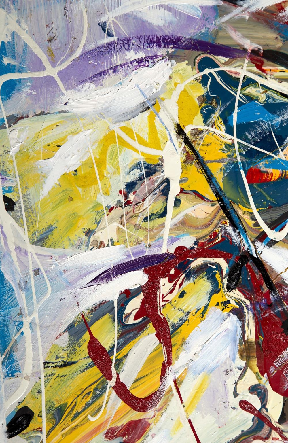 Artwork by Ernani Silva, Festival, Made of Acrylic, Collage and Enamel on board