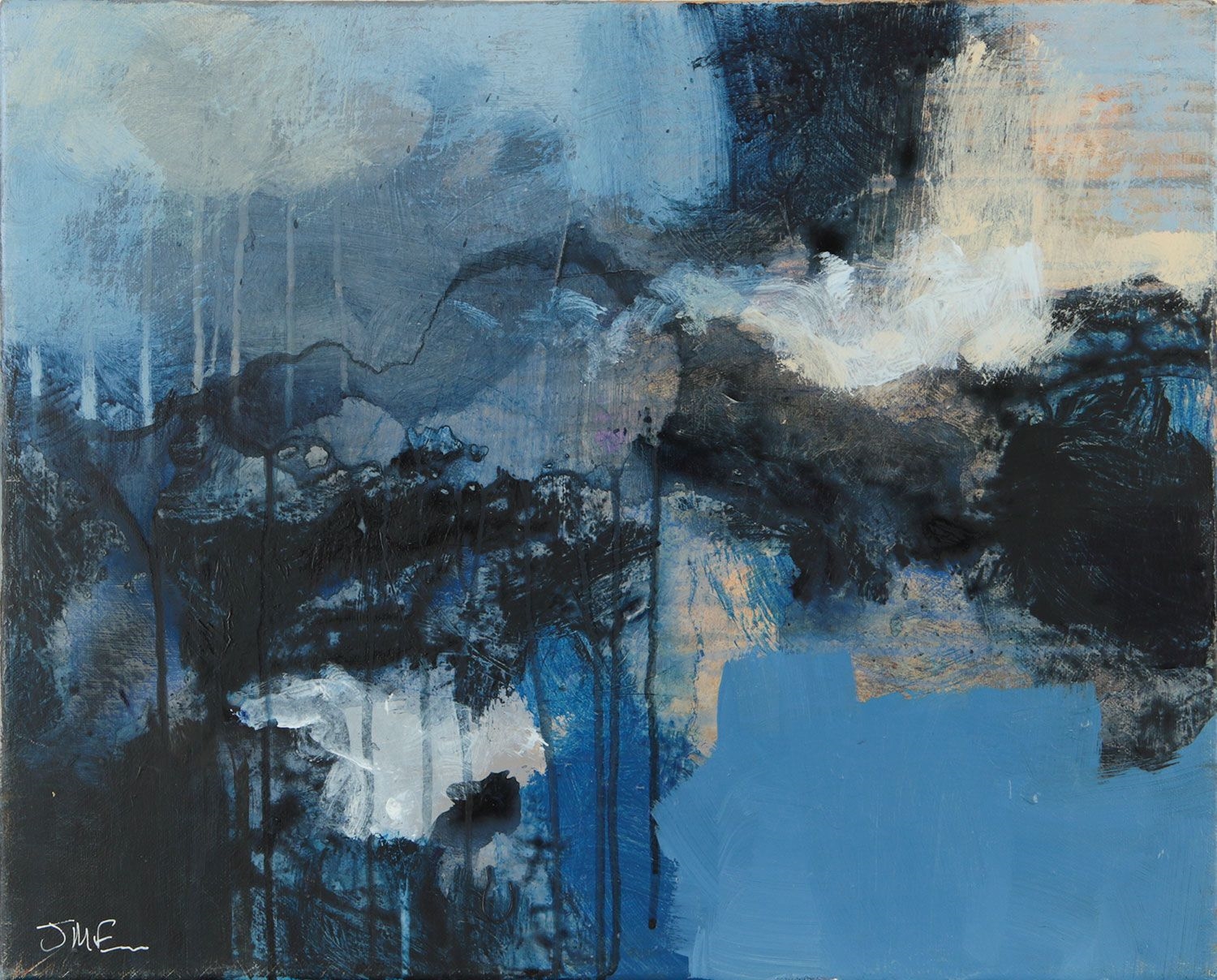 Artwork by Johnny Mcewan, SWELLSCAPE V, Made of OIL ON CANVAS