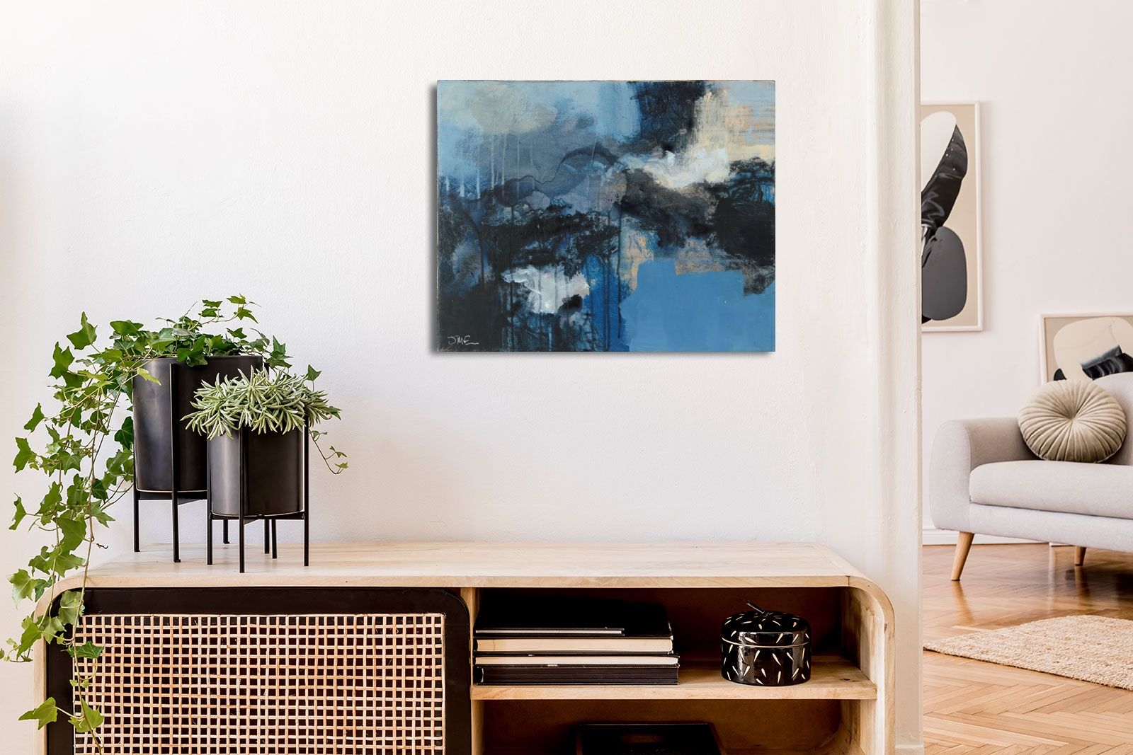 Artwork by Johnny Mcewan, SWELLSCAPE V, Made of OIL ON CANVAS