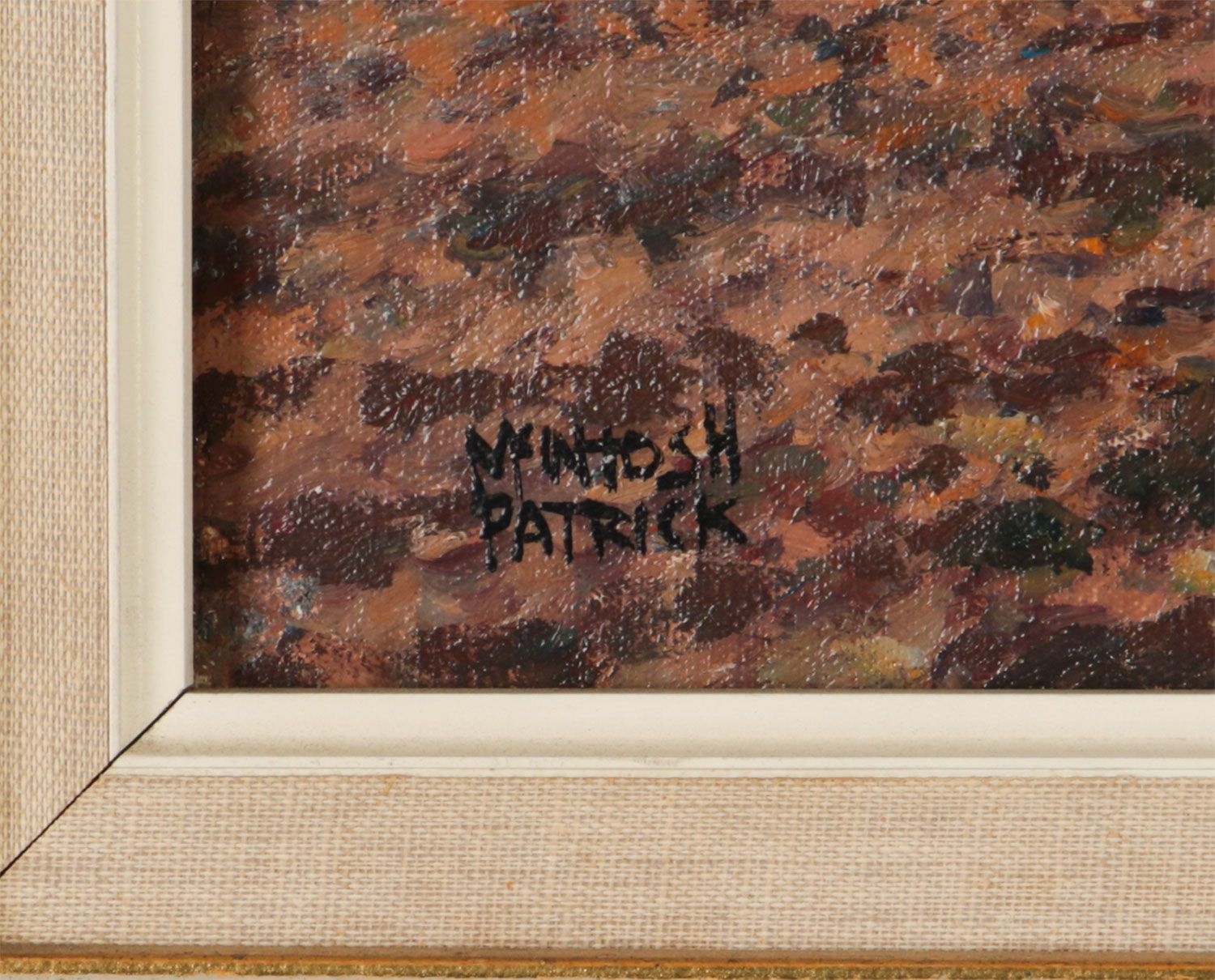 Artwork by James McIntosh Patrick‏, THE ELM TREE LOOKING OVER PERTHSHIRE, Made of OIL ON CANVAS