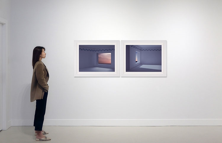 Artwork by John Massey, Two Photographs (Casa 1 and Casa 2, Made of archival digital prints