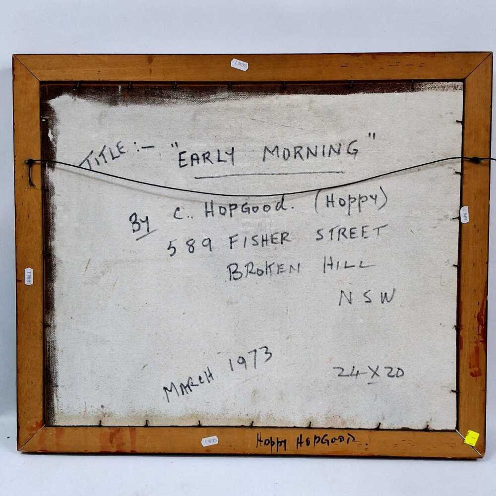 Artwork by Charles Edward Hopgood, Early Morning, Made of Oil on board