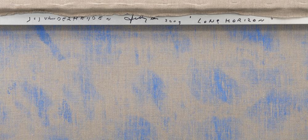 Artwork by J.C.J. van der Heyden, Long horizon, Made of acrylic and tempera on canvas