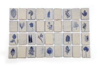Suite of thirty-six tiles - Roger Capron