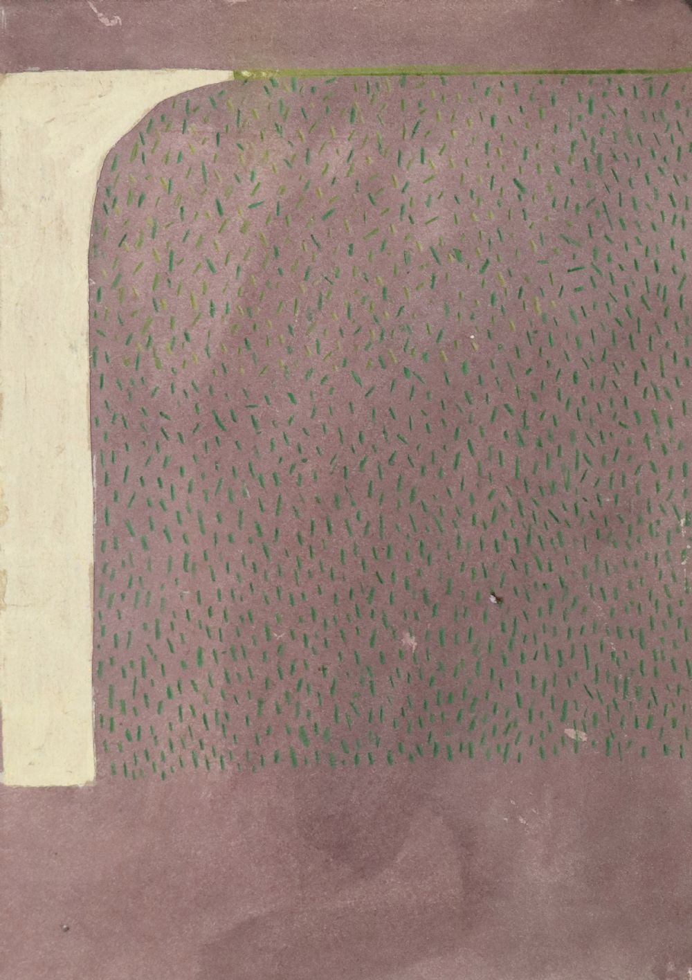 Artwork by David Quinn, PEWTER (CAT. NO. 17) 2012, Made of Mixed media on paper on MDF