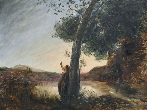 The evening star by Jules Georges Pascal