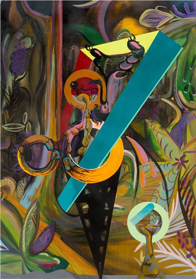 CHICAS SOBRE SELVA by Ad Minoliti, 2010