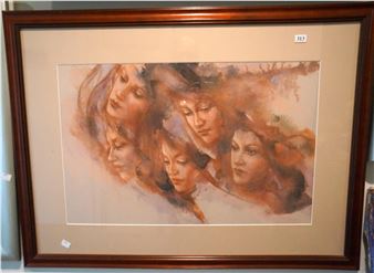 5 young ladies - Gaye Bonham